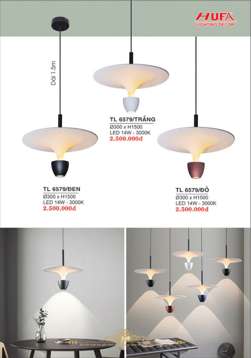 Bảng giá đèn trang trí HUFA